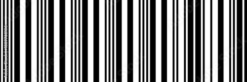 Bold barcode pattern built from thick stripe lines and graphic code. A striking stripe pattern for poster or bg use.