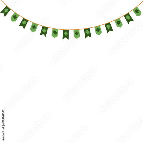 St. Patrick's Day Flag Decoration
