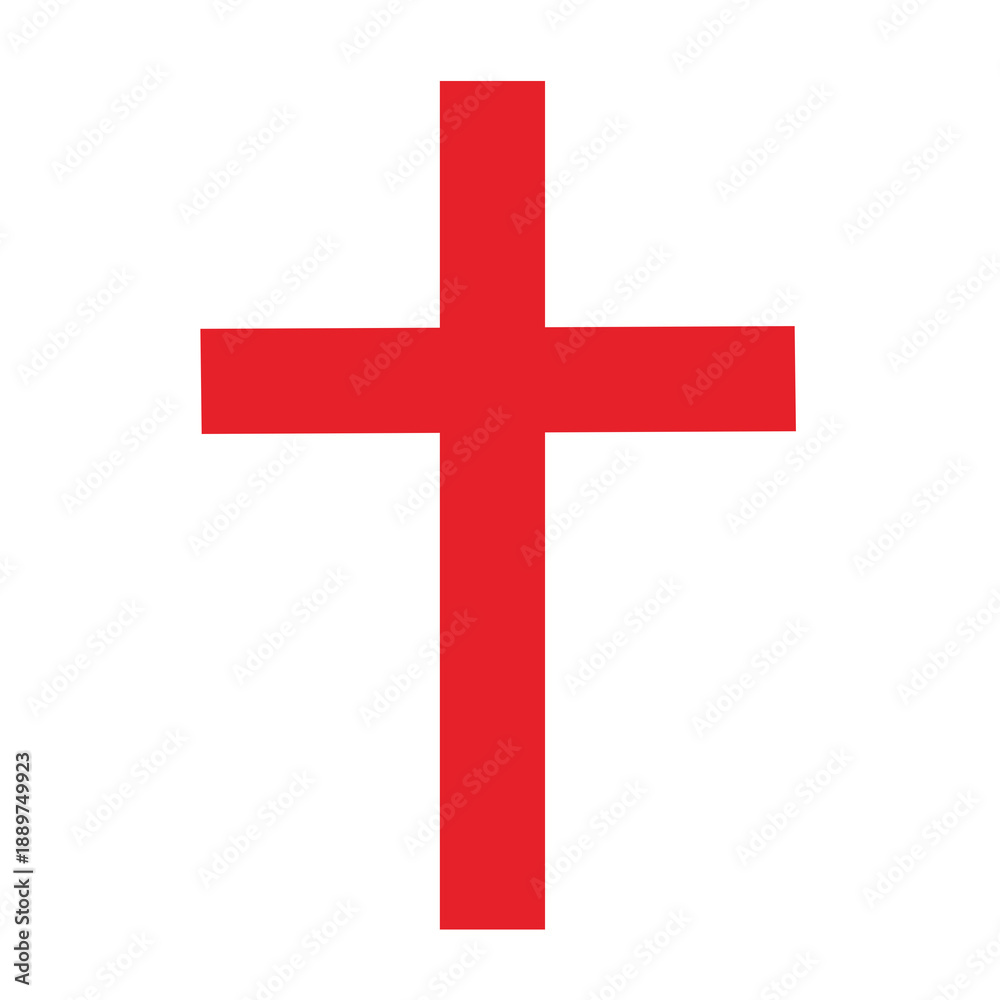 Fototapeta premium Red Cross Symbol Sign