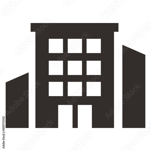 Office Building Set Icon