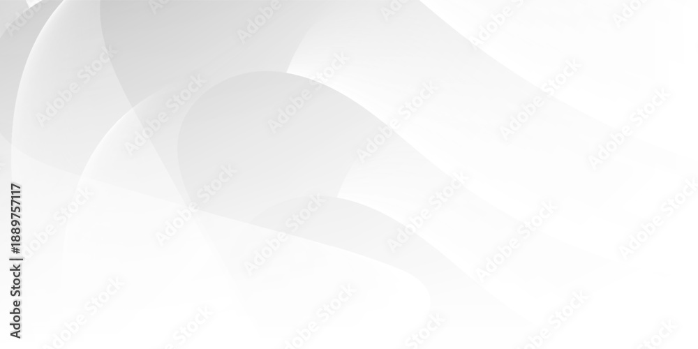Fototapeta premium White Abstract Wave Background with Soft Flowing Curves. Modern trendy design in Vector Illustration