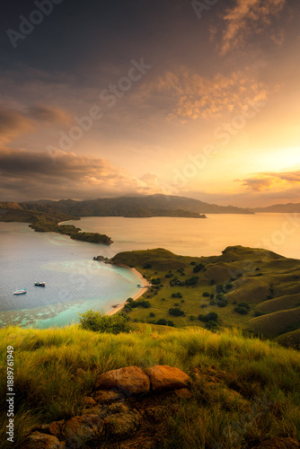 sunset over the sea