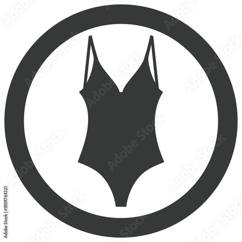 Use swimsuit vector icon stock illustration