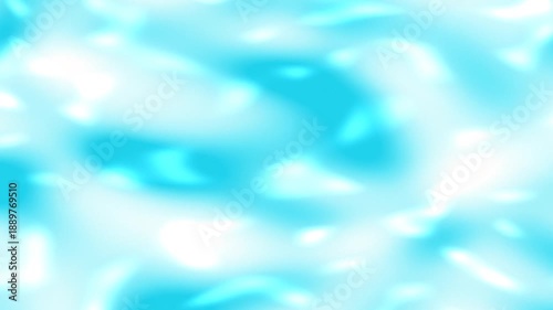 Abstract Light Leaks Gently Pulsing in Soft Blue Slow Motion