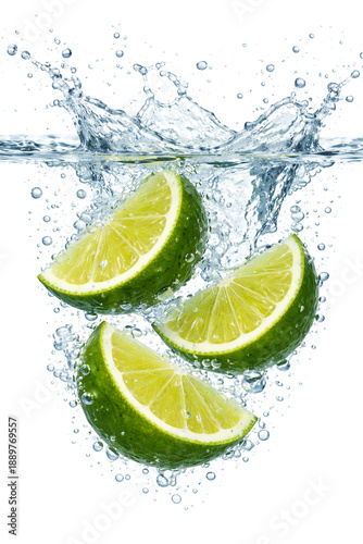 lime and water