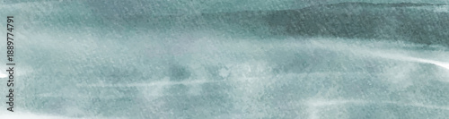 Muted green watercolor strokes creating an abstract Horizontal vector background texture, suitable for banners, branding, calm design layouts, and modern visual concepts.