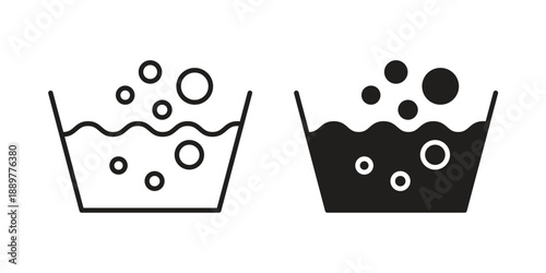 Soak icons for design. Easily editable stroke. Modern flat design.