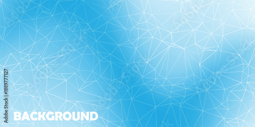 elegant blue to turquoise gradient, faceted geometric shapes, smooth lighting, high resolution, minimalist design