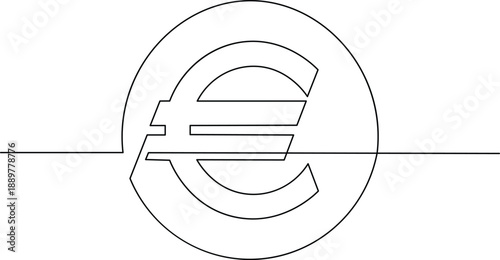 Euro currency symbol Vector