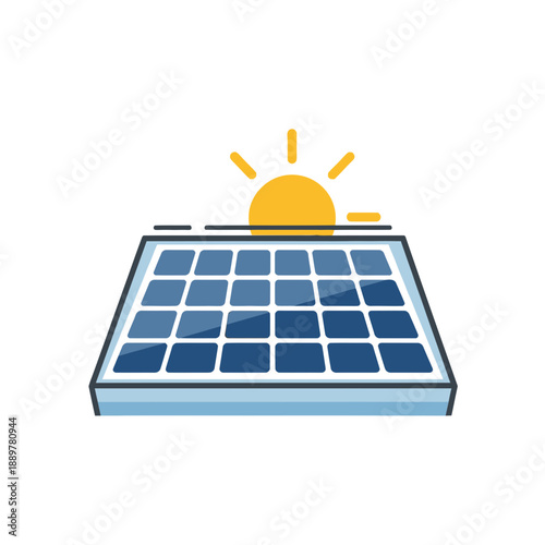Solar panel renewable energy source.