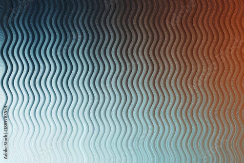 Vibrant wavy pattern gradient with dynamic blue and orange hues