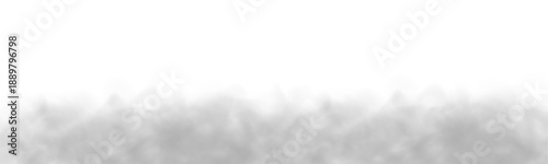 Smoky smoke curls above white clouds with puff effects on a white background. Steam and mist mingle, creating realistic storm, thunder, vapor, and fog textures across atmospheric phenomena. PNG vector