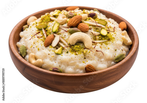 Kheer isolated on transparent background