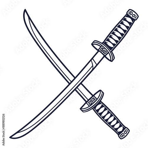 фотографія Samurai Sword Emblem