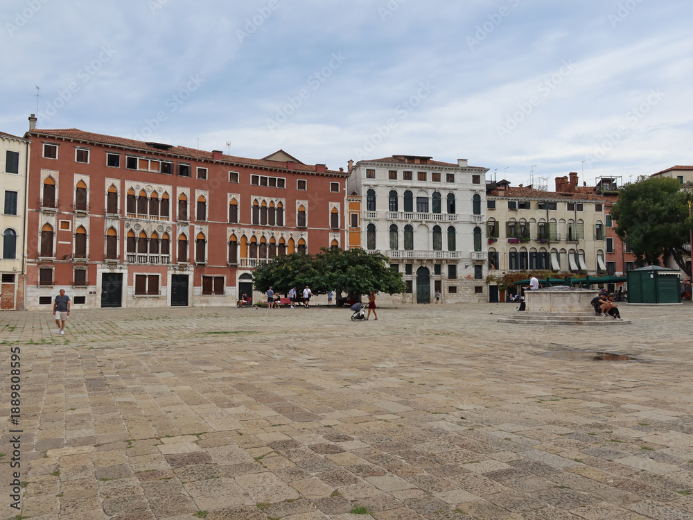 Obraz premium Venise - Campo San Polo (quartier San Polo)