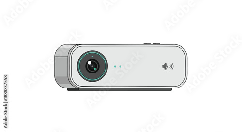 Modern wireless camera with microphone for home security