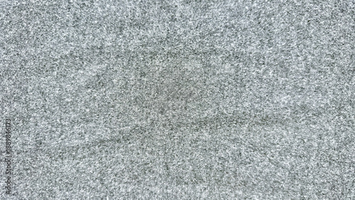 Tableau sur toile closeup of vintage television static noise on gray screen abstract speckled text