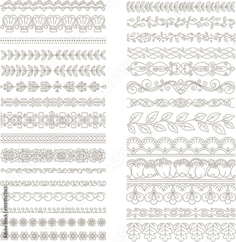 A blurry image of two columns of musical notes on a staff