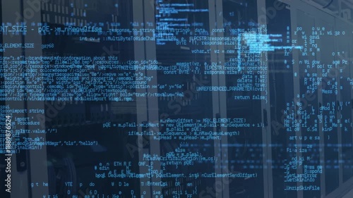 A network of internet service providers or data processing centers