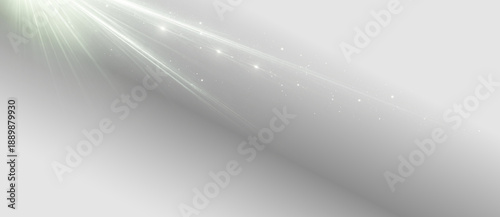 Fotografija Diagonal glowing light rays with luminous energy beam sparkling particles and ab