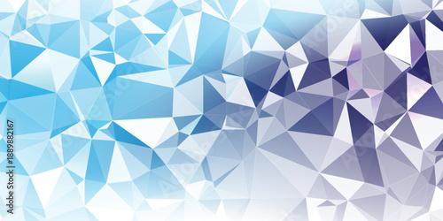 Diamond blue Low-Poly concept. triangulated texture. Design 3d. Polygonal geometrical pattern. Triangular modern style. diamond concept