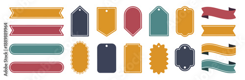 Quadro su tela Colourfull Vintage Sale Labels and Hanging Tags for Retail Promotion