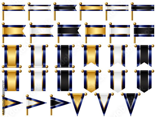 旗、三色、14紺