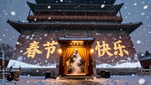 christmas night in the city