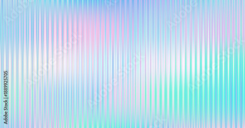 Acrylic ribbed glass with a hologram effect texture background . Fluted plastic panel with blurry light reflection.