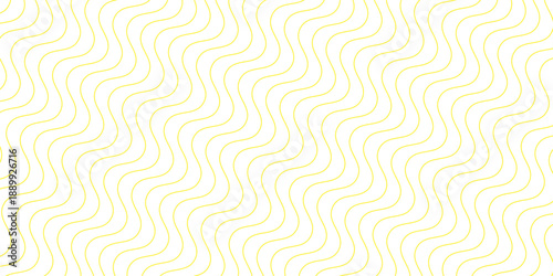 Yellow instant noodle, pasta and spaghetti texture with geometric wavy lines. Ramen, pasta vector pattern. Background abstract food illustration
