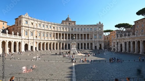 St Peters Basilica Vatican City Square Scene.