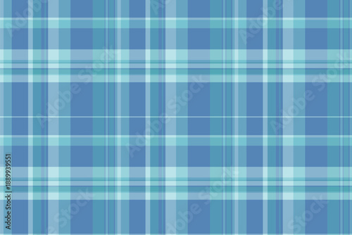 Damask textile check vector, living room fabric tartan texture. Cover pattern seamless plaid background in cyan and light colors.