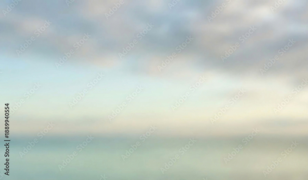 Obraz premium Blue sky with clouds over ocean reflecting sunlight