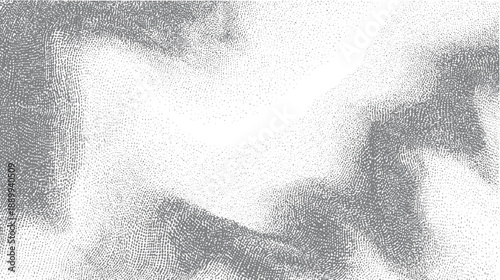Abstract grayscale stippled pattern with varying density and organic shapes texture stippling