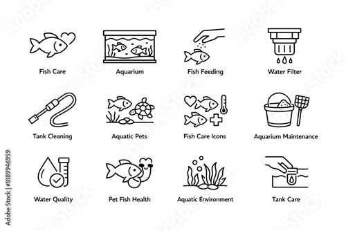 Aquatic care essentials: aquarium, fish feeding, water quality, pet fish health, tank maintenance