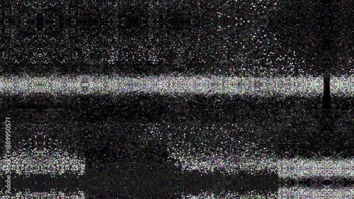 High speed digital static glitch transition with TV noise distortion
