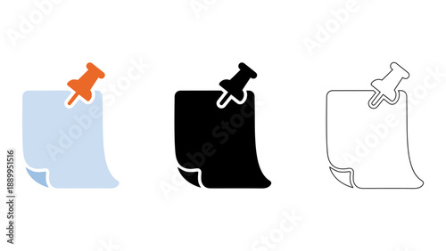 A set of colorful sticky notes with pushpins representing reminders and important notes