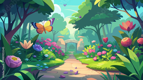 spring flowers in the garden