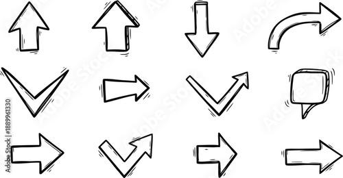 Arrow collection for navigation and direction