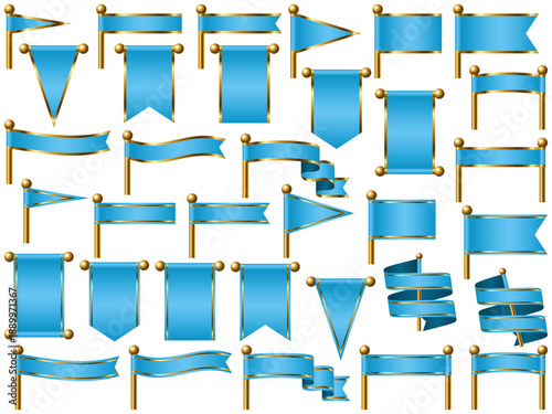 旗、線付、m5水色