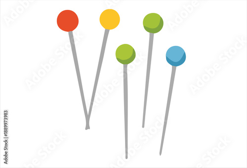 Colorful Push Pins for Creative Organization and Crafting