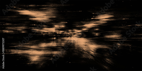 Abstract grunge paper texture background featuring a beautiful sunset sky with orange clouds reflecting on the ocean wave surface at sunrise