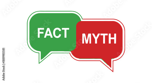 Distinguishing between verified facts and commonly believed misinformation in a debate format