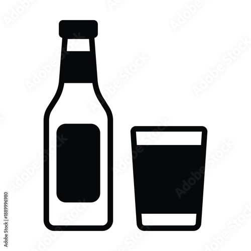 Soft Drink Vector icon which can easily modify or edit