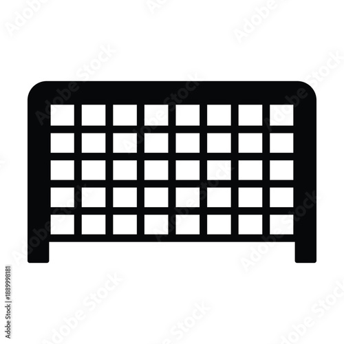 Football Net Vector icon which can easily modify or edit