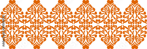 Floral pattern. wood carving pattern