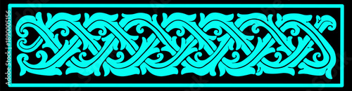 Floral pattern. wood carving pattern