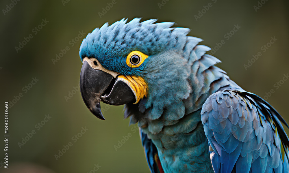 Obraz premium Vivid Parrot Portrait