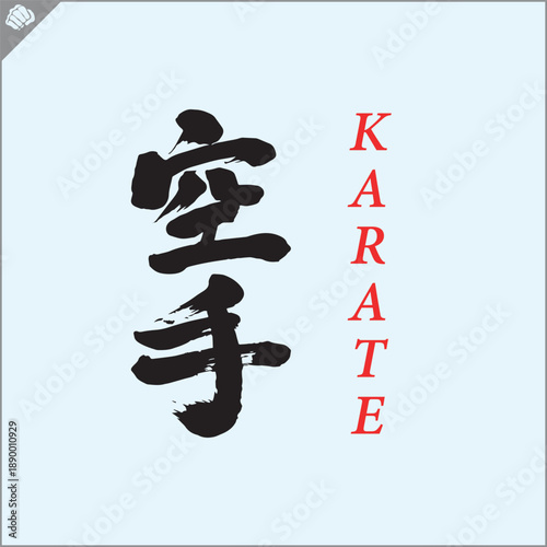 Hieroglyph martial arts. Translated KARATE
