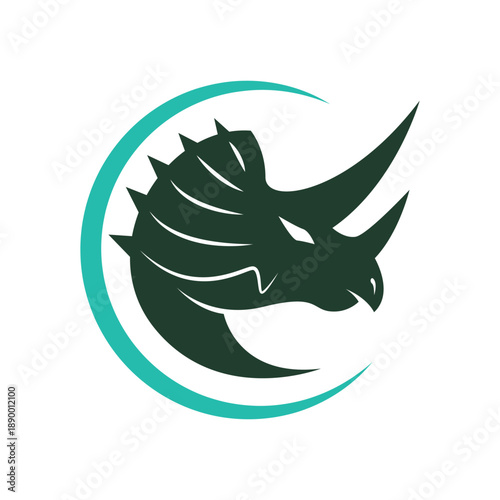 Dino logo icon design